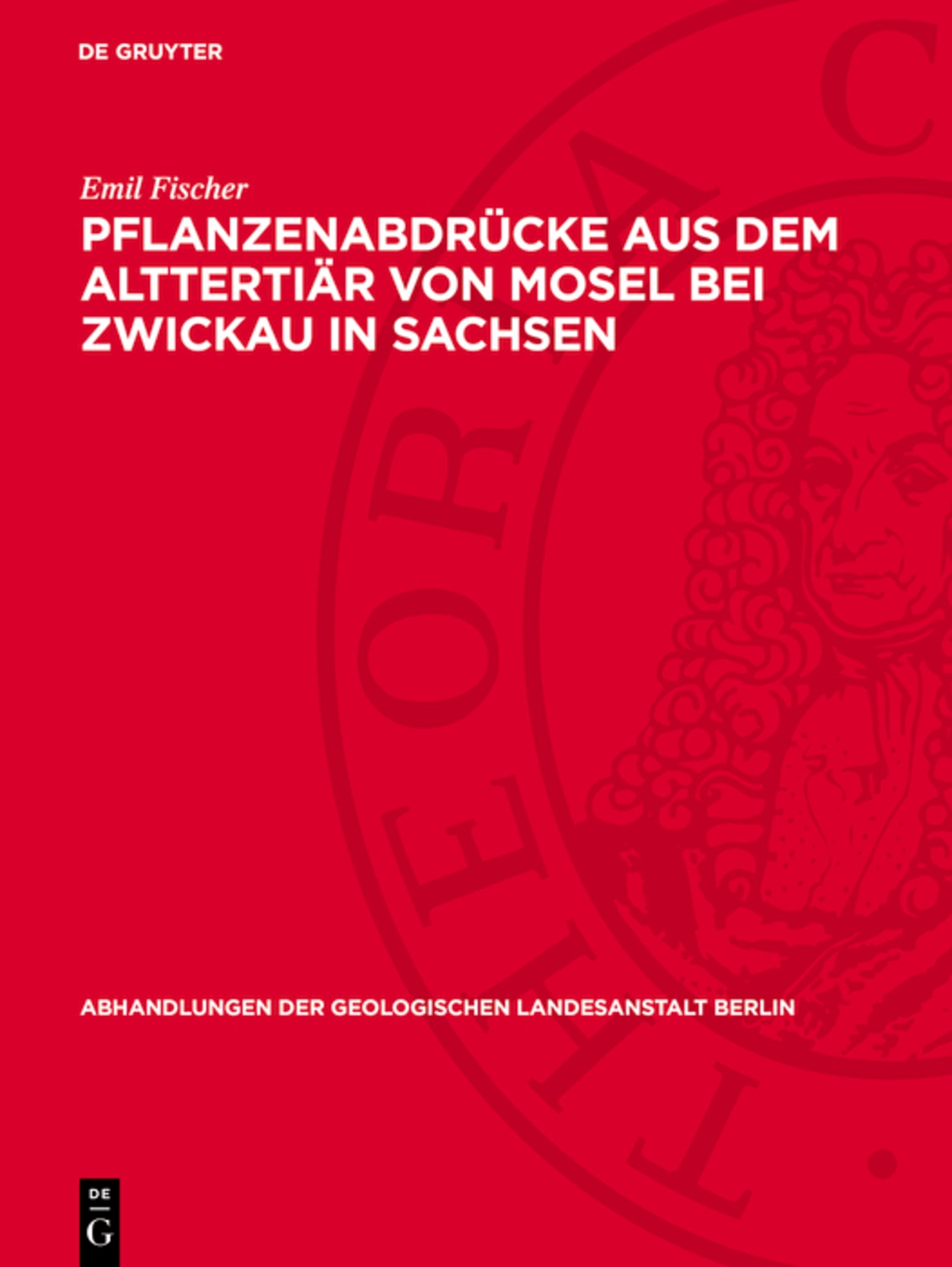 Pflanzenabdrücke aus dem Alttertiär von Mosel bei Zwickau in Sachsen
